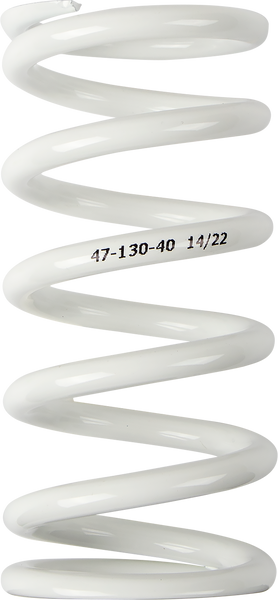 MOOSE RACING Shock Spring - 47 mm OD - 40 n/mm - White (Part 1312-0944)