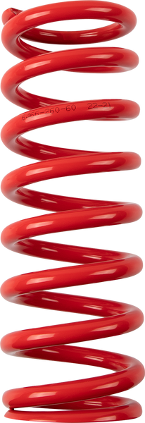 MOOSE RACING Shock Spring - 64/66 mm OD - 60 n/mm - Red 1312-1002