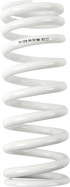 MOOSE RACING Shock Spring - 59 mm OD - 54/57/60 n/mm - White - Part 1312-1013