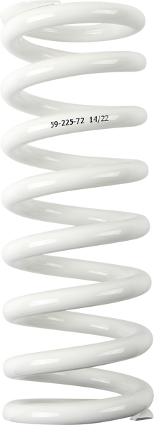 MOOSE RACING Shock Spring - 59 mm OD - 72 n/mm - White - Part 1312-1019