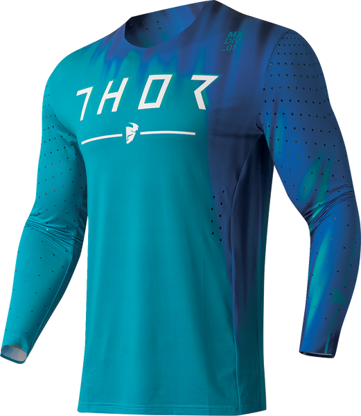 THOR Prime Freeze Jersey - Aqua/Navy - 2XL (Part Number: 2910-7460)