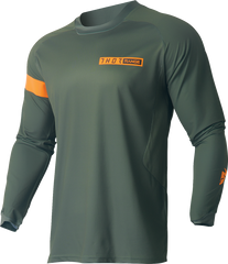 THOR Range Jersey - Army Green/Orange - 2XL 2910-7486