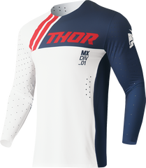 THOR Prime Drive Jersey - Navy/White - 2XL (Part Number: 2910-7475)