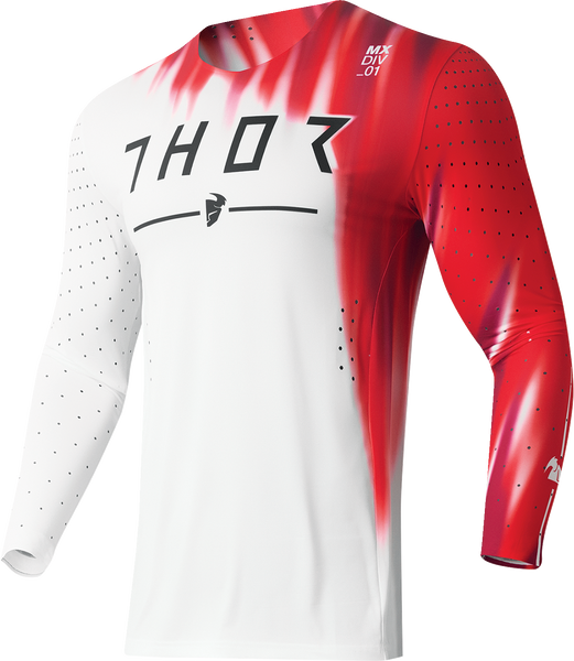 THOR Prime Freeze Jersey - White/Red - Small 2910-7461