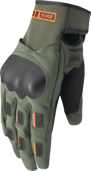 THOR Range Gloves - Army/Orange - Medium 3330-7616