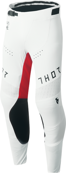 THOR Prime Freeze Pants - White/Red - US 36 - Part Number 2901-10780