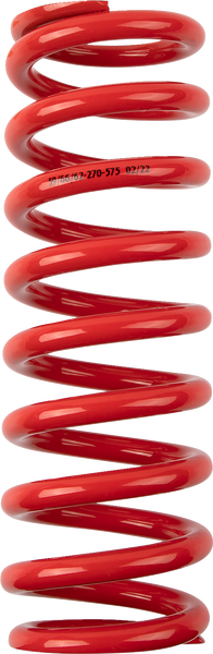 MOOSE RACING Shock Spring - 59/62 mm OD - 57.5 n/mm - Red - Part 1312-0968