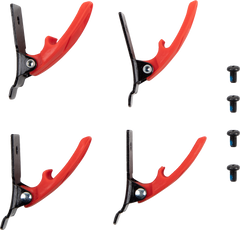 MOOSE RACING Qualifier Boot Buckle Kit - Red 3430-1008