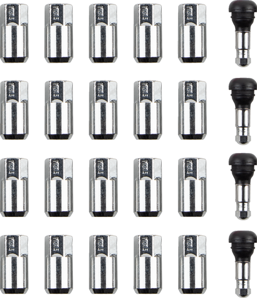 MOOSE UTILITY Chrome Tapered Lug Nut - 12 mm x 1.50 - 20 Pack SP300MO207-20