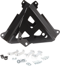 WORKS CONNECTION Radiator Brace Set - Black - Part Number 18-B269 for Yamaha