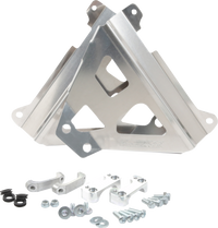 WORKS CONNECTION Radiator Brace Set - Silver - Yamaha 18-269