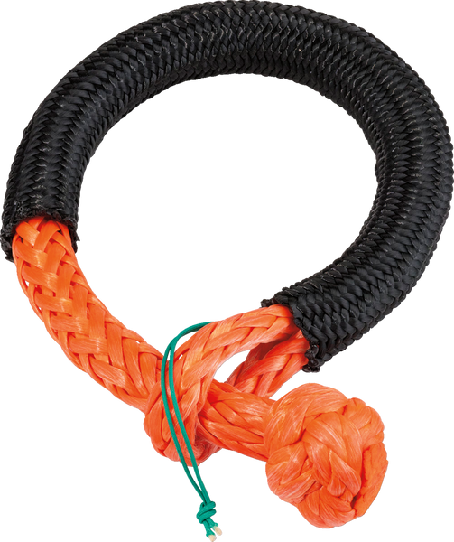 MOOSE UTILITY Soft Shackle - Orange/Black O15-7017 for Heavy-Duty Applications