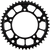 MOOSE RACING Steel Rear Sprocket - 45 Tooth 1210-1792-45-ST