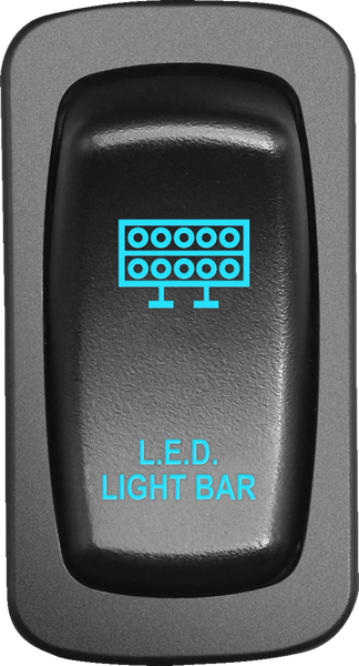 MOOSE UTILITY Light Bar Switch - Blue LLB-CAR-B for Off-Road Adventures