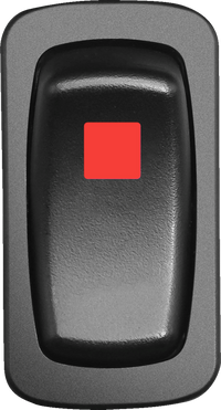 MOOSE UTILITY GEN-CAR-R On/Off Switch - Red with LED Backlight