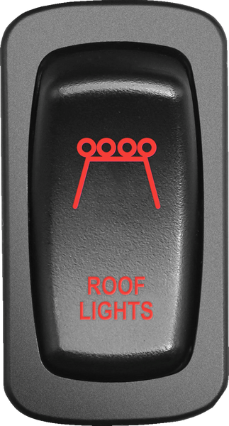 MOOSE UTILITY RFL-CAR-R Roof Light Switch - Red LED