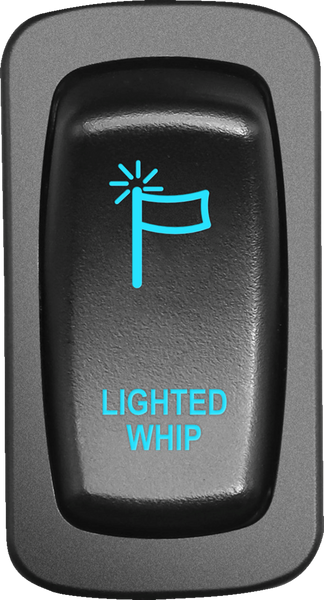 MOOSE UTILITY WHP-CAR-B Switch - Blue Whip Light for Off-Road Use