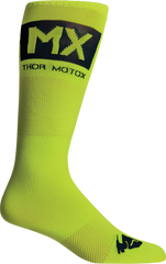 THOR Youth MX Cool Socks - Acid/Midnight - Size 1-6 (Part No. 3431-0663)