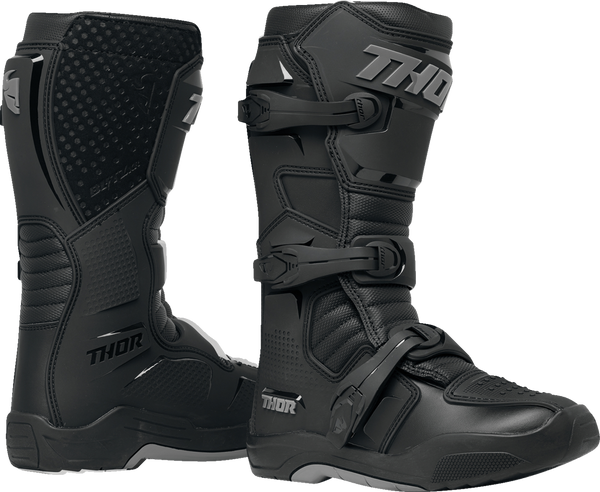 THOR Women's Blitz XR Boots - Black/Gray - Size 9 - Part Number 3410-3146