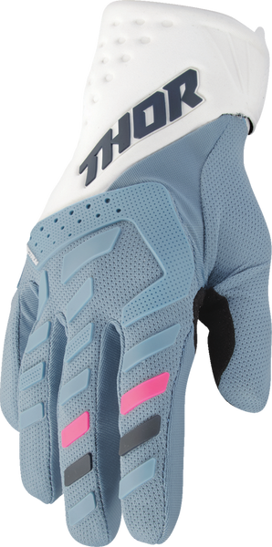 THOR Women's Spectrum Gloves - Starlight Blue/White - XL 3331-0267