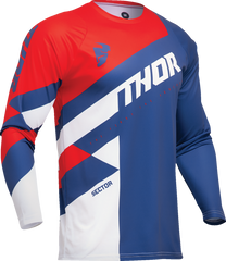 THOR Youth Sector Checker Jersey - Navy/Red - XL 2912-2429