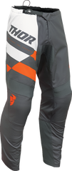 THOR Sector Checker Pants - Charcoal/Orange - US 42 - Part Number 2901-11001