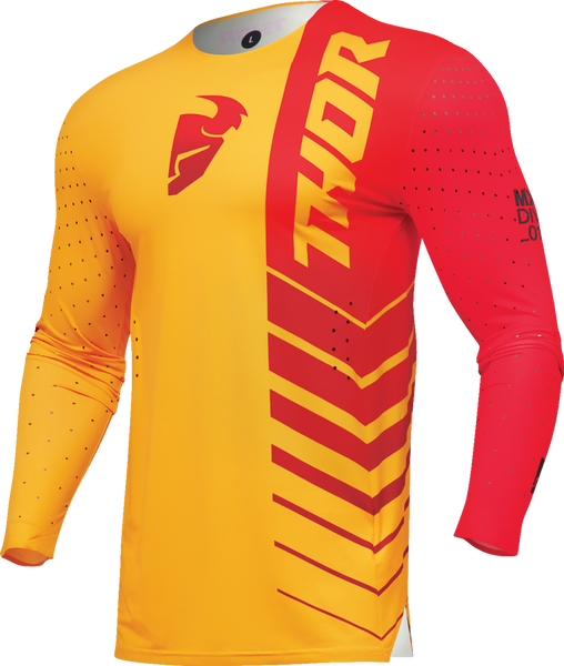 THOR Prime Analog Jersey - Lemon/Red - 2XL - Part Number 2910-7681