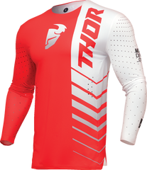 THOR Prime Analog Jersey - Red/White - Large - Part #2910-7697