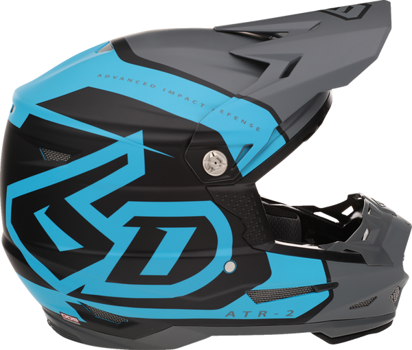 6D HELMETS ATR-2 Helmet - Torque - Cyan/Gray - Large - Part 12-3237