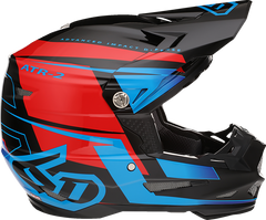 6D HELMETS ATR-2 Helmet - Mach - Blue/Red/Black - Part Number 12-3319