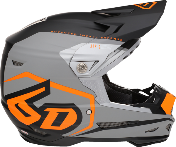 6D HELMETS ATR-2 Helmet - Delta - Neon Orange - Small (Part No: 12-3435)