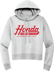 HONDA APPAREL Women's Honda Hoodie - Light Heather Gray - Large NP23S-L2295-L