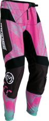 MOOSE RACING Qualifier Pants - Pink/Teal - Part No. 2901-10815