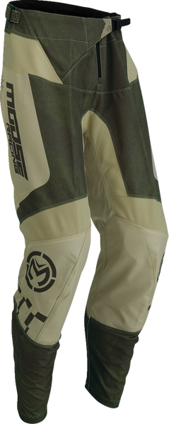 MOOSE RACING Qualifier Pants - Green/Tan - 2901-10856