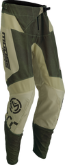 MOOSE RACING Qualifier Pants - Green/Tan - 2901-10856