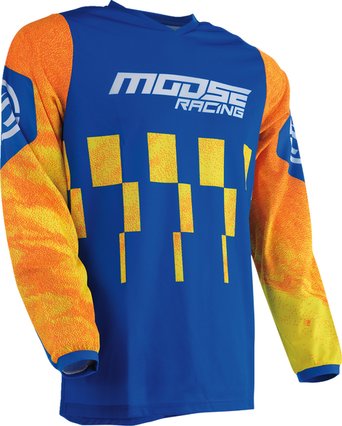 MOOSE RACING Qualifier Jersey - Orange/Blue - Medium - Part Number 2910-7527