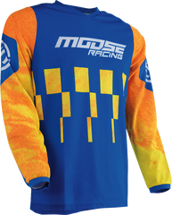 MOOSE RACING Qualifier Jersey - Orange/Blue - Medium - Part Number 2910-7527