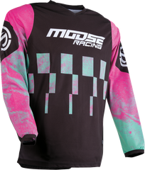 MOOSE RACING Qualifier Jersey - Pink/Teal - 3XL (Part Number: 2910-7523)