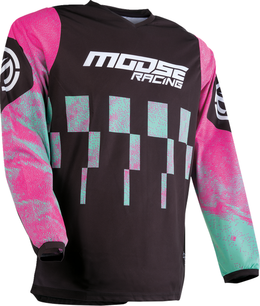 MOOSE RACING Qualifier Jersey - Pink/Teal - 5XL 2910-7525