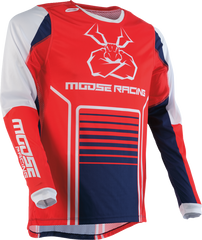 MOOSE RACING Agroid Jersey - Red/White/Blue - Large - 2910-7502