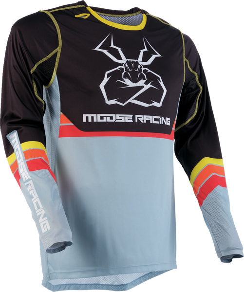 MOOSE RACING Agroid Jersey - Gray/Yellow - 3XL - Part Number 2910-7517