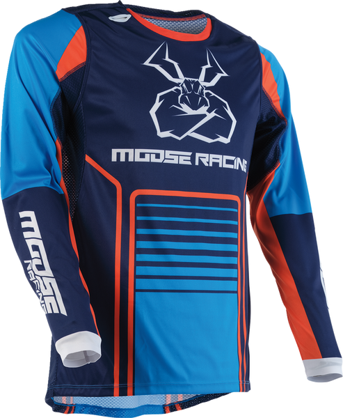 MOOSE RACING Agroid Jersey - Blue/Orange - 2XL (Part Number: 2910-7492)