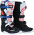 MOOSE RACING Youth Tech 7S Boots - Black/White/Red/Blue - US 2 - Part Number 0215024-1297-2