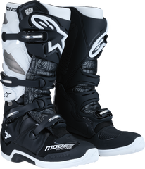 MOOSE RACING Tech 7 Boots - Black/White/Gray - US 6 (Part Number: 0212024-153-6)