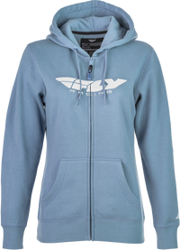 Women's Fly Corporate Zip Up Light Blue Xl