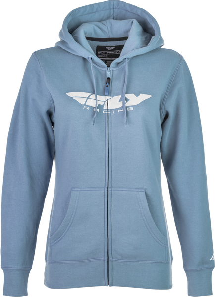 Women's Fly Corporate Zip Up Light Blue Lg