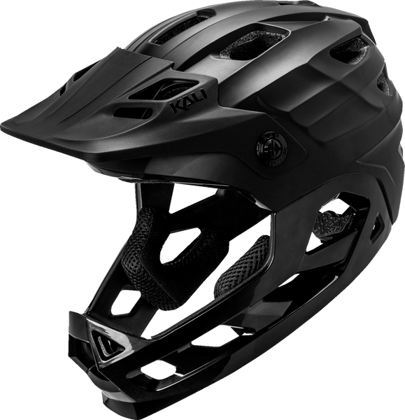 KALI Child Maya Full Face Helmet - Race - Black - OS 0221924112