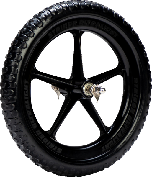 STRIDER 12" Ultralight Wheel - Black PWHEEL-12-UL-BK