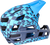 KALI DH Invader Helmet - LTD Glitch - Matte Navy/Cyan - L-2XL 0211323227