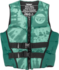 FLY RACING Women's Neoprene Flotation Vest - Dark Teal/Light Teal, Part #221-30421L